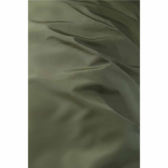 NEW Fabletics Khloe Kardashian All Weather Puffer Jacket Dark Moss Shine XXL 1X - Picture 5 of 16